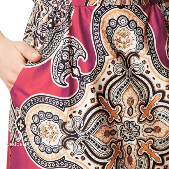 Anthropologie Moulinette Soeurs Geidi Pink Print Sheath Dress Sz 4 - Picture 4 of 16